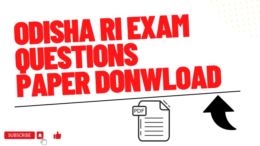 Previous Year Odisha RI Exam Questions